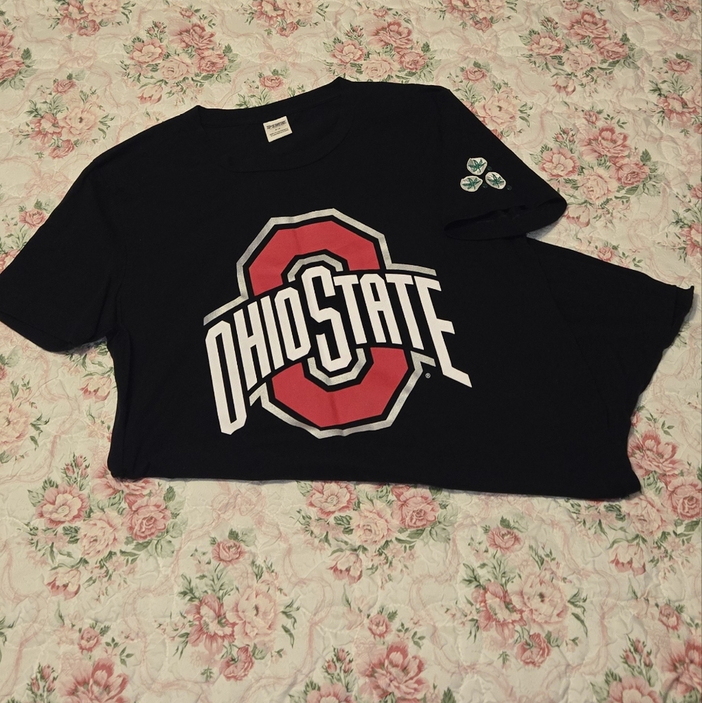 PINK Victoria's Secret Ohio State Tunic Length Tee - Picture 3 of 16